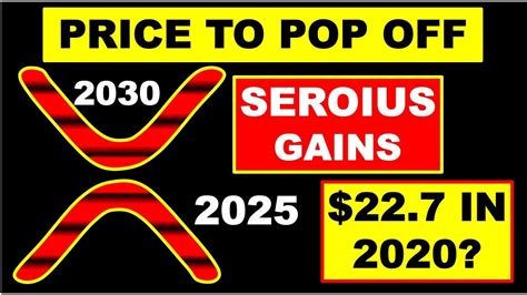 It might seem as though ripple hasn't even had another bull market yet, to already will ripple be part of that new future of finance? RIPPLE XRP NEWS ;PRICE - 2020 - 2025 - 2030; POP OFF READY ...