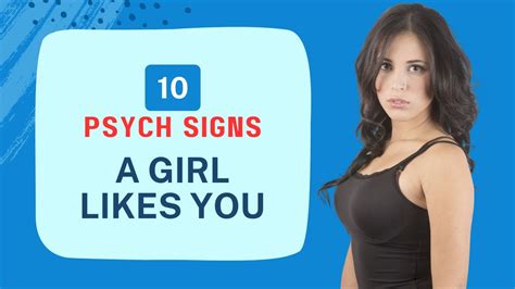 10 Psychological Signs A Girl Likes You How To Tell If Shes Interested Youtube