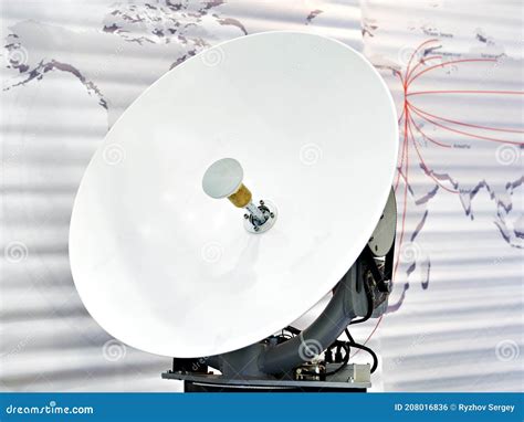Antenna For Mobile Satellite Terminal Stock Photo Image Of Mobile