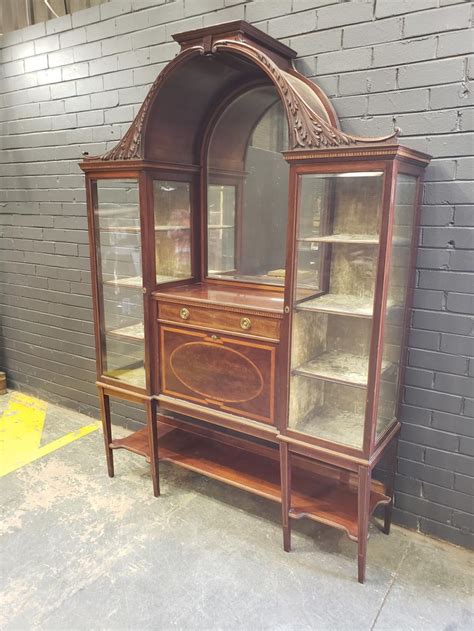 Maybe you would like to learn more about one of these? Sold Price: Unusual Edwardian Mahogany Display Cabinet ...