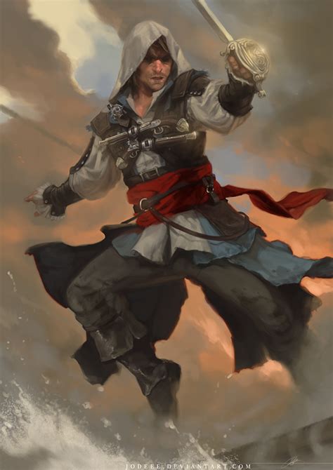 Edward Kenway By Jodeee On Deviantart Assassins Creed Black Flag
