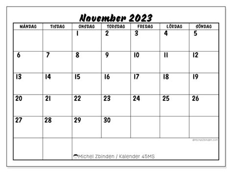 Kalender November F R Att Skriva Ut Ms Michel Zbinden Se