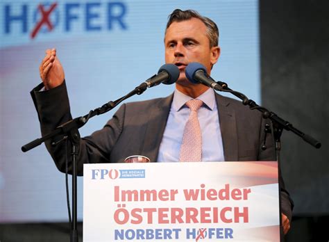 rechtspopulistische fpÖ gewinnt erste runde der präsidentenwahl in Österreich