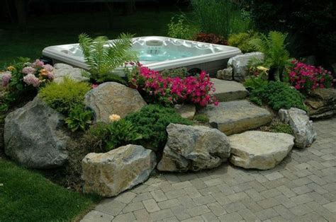 Hot Tub Landscaping Ideas Inspiring Diy Ideas For Your Backyard My Xxx Hot Girl