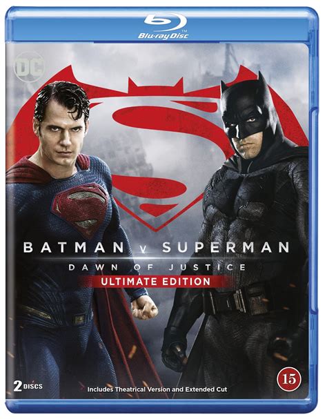 Batman V Superman Dawn Of Justice Ultimate Edition Blu Ray 2 Disc Cdon