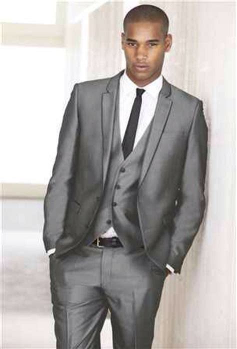 Black Men In Grey Suits Dress Yy