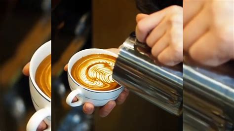 Awesome Left Handed Pour Tulip Latte Art Coffeetized Youtube