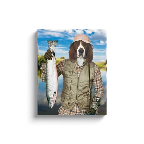 The Fisherman Personalised Pet Canvas Fable And Fang