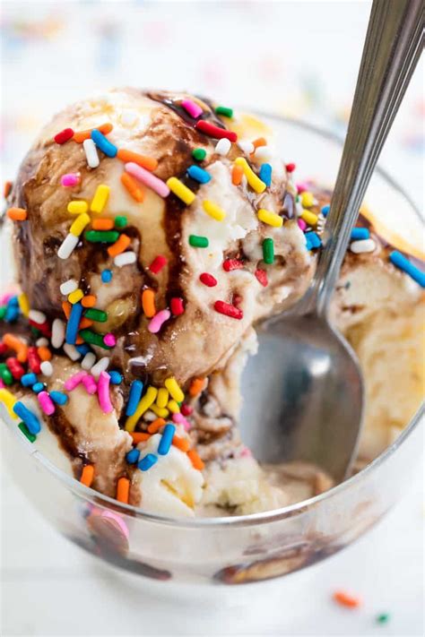 Homemade ice cream made without an ice cream maker tends to be a little harder than ice cream made with an ice. Fast Homemade Ice Cream (with no ice cream maker ...
