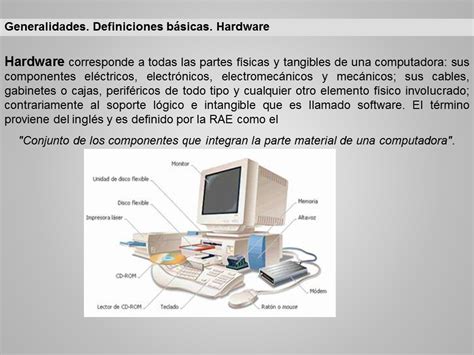 Triazs Clasificacion De Los Componentes De Hardware De Una Computadora