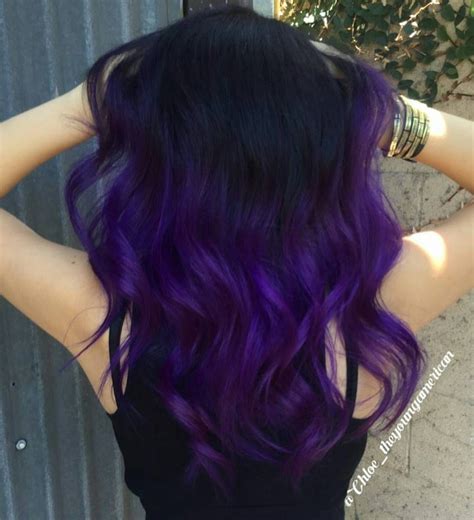 Purple & pastel blue pastel colors are ideal on blonde women. The 25+ best Black purple ombre ideas on Pinterest ...