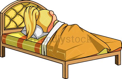 Household bedroom sleep sleeping icon black white furniture cartoon person mattress child kid icons beds isometric animals children boy dream cats funny tired hospital zzz cat virus day snore characters kids bedtime little snoring loud holidays. Little Girl In Bed Cartoon Clipart Vector - FriendlyStock