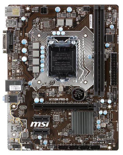 Msi H110m Pro D Lga 1151 2x Ddr4 Dimm Micro Atx Ceny