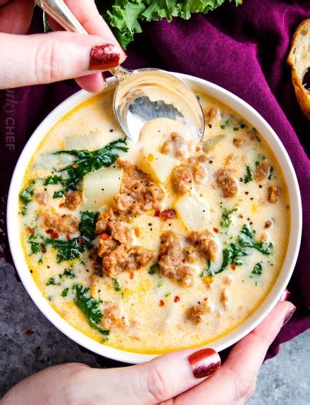 A simple dinner for busy weekdays! BEST Copycat Zuppa Toscana Recipe - The Chunky Chef