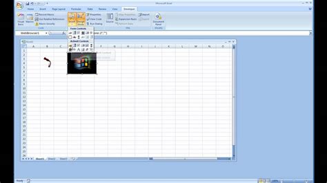 Adding An Animated  To A Workbook In Microsoft Excel Youtube