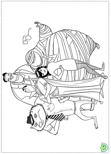 You cannot fail to have been charmed by the wonderful character within the hotel transylvania series; Hotel Transylvania Coloring Pages - GetColoringPages.com