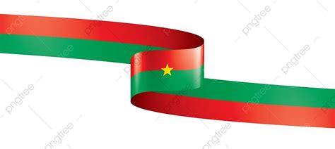 Burkina Faso National Flag Ribbon Emblem Land Png And Vector With