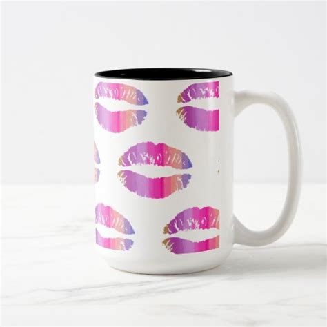 Stylish Lips 8 Two Tone Coffee Mug Zazzle