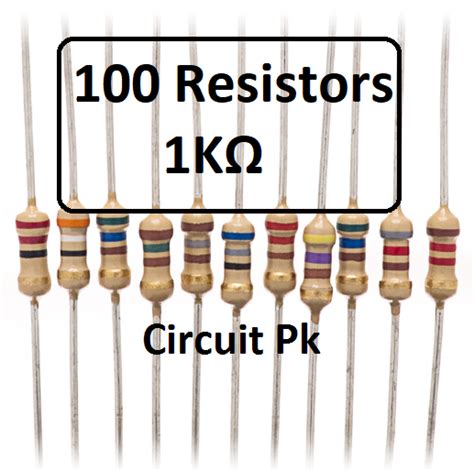 Pack Of 1k Ohm Resistor 1k Ohm Resistors 14w