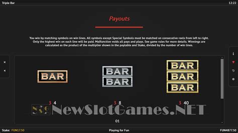 Triple Bar Slot 1x2gaming Review 2024 And Demo Game