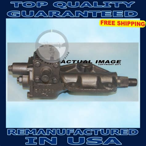 69 82 Chevy Corvette Manual Steering Gearbox Assembly Car And Truck