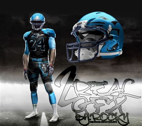 Nfl Panthers Concept Helmets Carolina Panthers Uniform Concept On