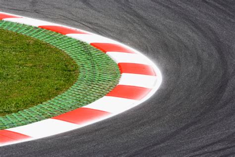Corner On A Race Track Stock Photo Download Image Now Istock