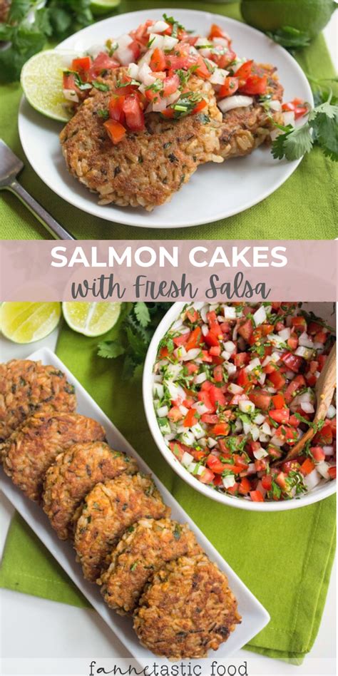 I had a lot of dill spices left on it and added cilantro instead of parsley (as that is what i had. Salmon Brown Rice Cakes with Fresh Salsa | Easy Recipe ...