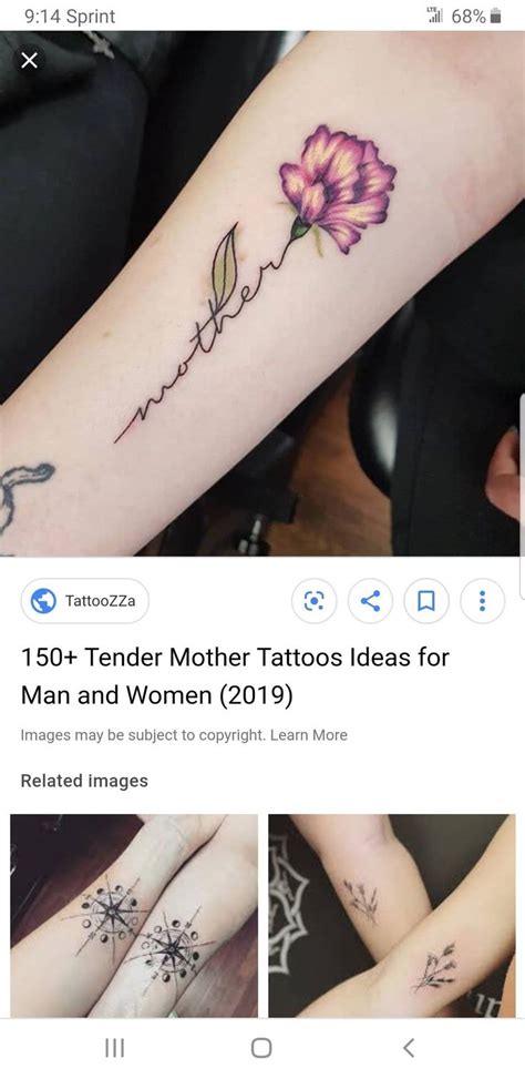 She's always there for him, and he usually adores the living heck out of her. Mother son tattoos Mother-son-tattoos Paw print tattoos ...