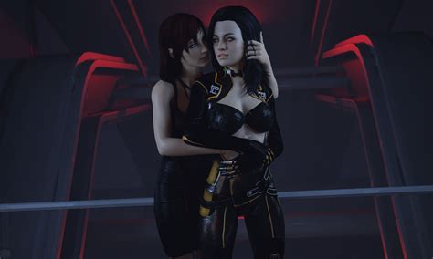 Shepard Commander And Miranda Lawson Mass Effect By Alienally On Deviantart