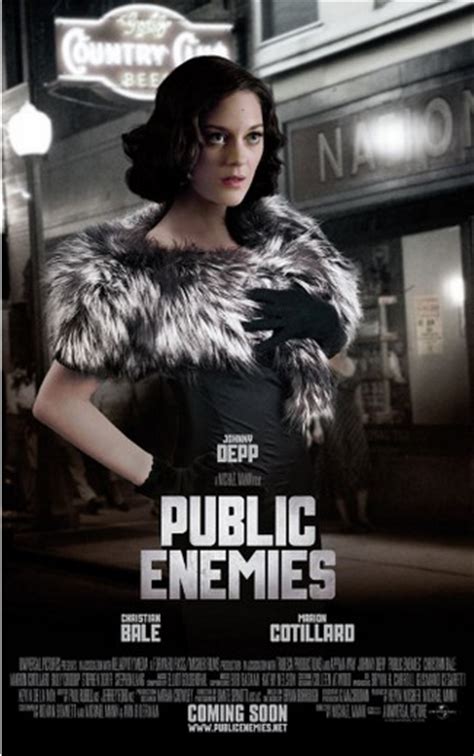 pósters de enemigos públicos con johnny depp