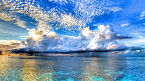 Wallpaper Sinar Matahari Pemandangan Laut Danau Alam Pantai