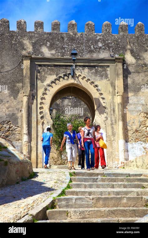 Bab El Assa Kasbah Tangier Morocco North Africa Stock Photo Alamy