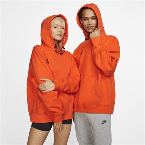 Nike Fleece Acg Pullover Hoodie In Orange For Men Lyst