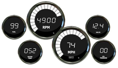 Intellitronix Led Digital Gauges Digital Speedometer Ships Free