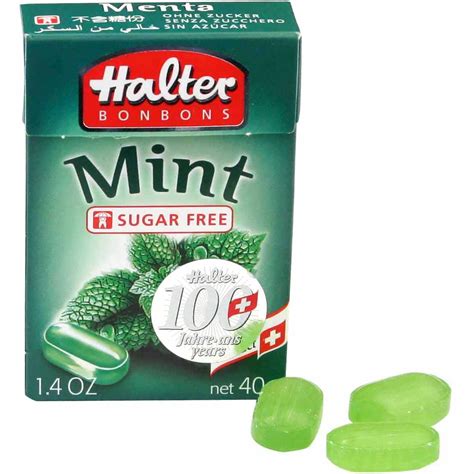 Halter Sugar Free Candy Mint • Sugar Free Unwrapped Candy • Sugar