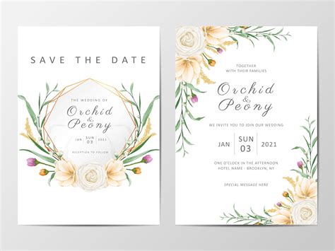 Printable Wedding Invitation Cards