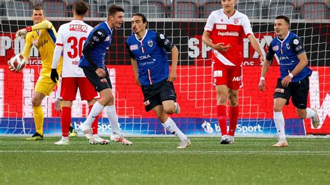0:1 mohamed coulibaly (19.), 1:1 basil stillhart. The dream of the barrage lives on: Aarau wins at FC Thun ...