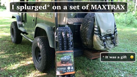 Maxtrax Recovery Boards Overview And Mounting On My Jeep Wrangler Tj Roof Rack Youtube