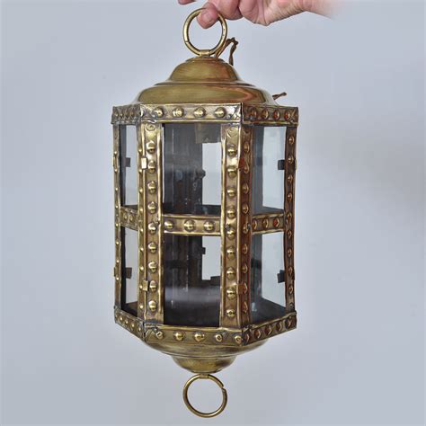 19th Century Brass Lantern Elaine Phillips Antiques