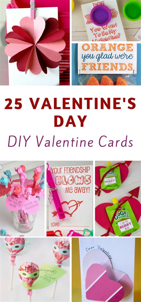 25 Easy Diy Valentines Day Cards The Frugal Navy Wife