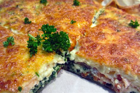 Quiche Met Zalm En Spinazie