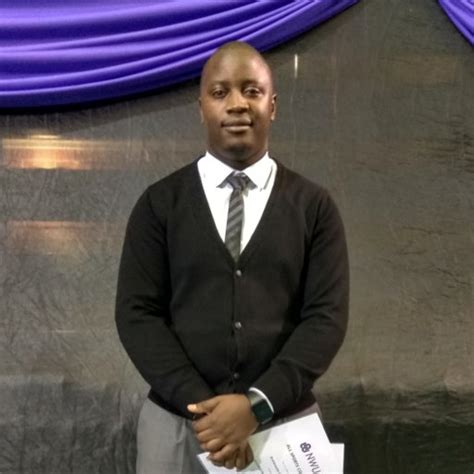 Kudakwashe Mawonde Masters Student North West University Nwu