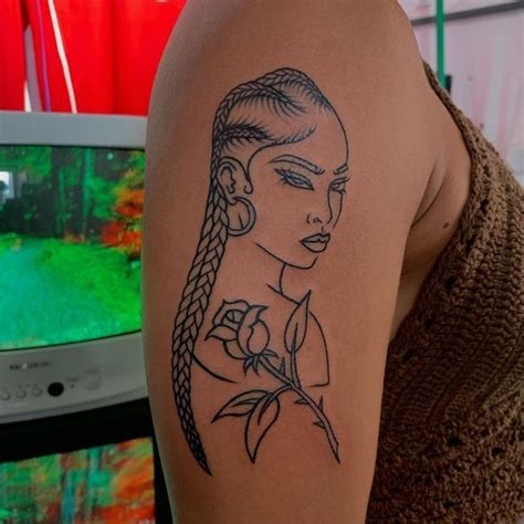 Pin By Jenifer Franciele On Tattoo Black Girls With Tattoos Girl Thigh Tattoos Tattoos For Women