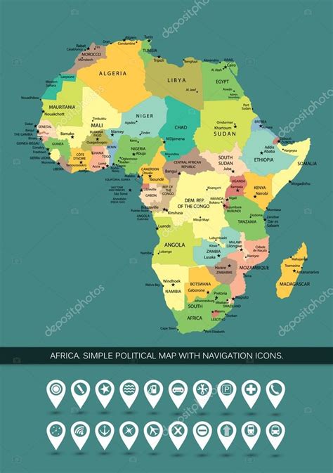 Africa Political Map Without Names Africa Map New Political Detailed