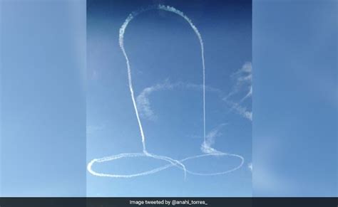 Us Navy Admits Aircrew Drew Giant Penis On The Sky Says Its Absolutely Unacceptable
