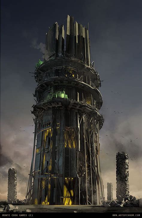 16 Best Sci Fi Scenery Towers Images On Pinterest Concept Art