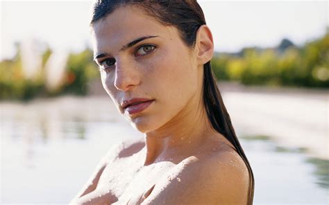Lake Bell Women Brunette Face Wet Hair Actress Implied Nude Wet Body Wet Closeup Water
