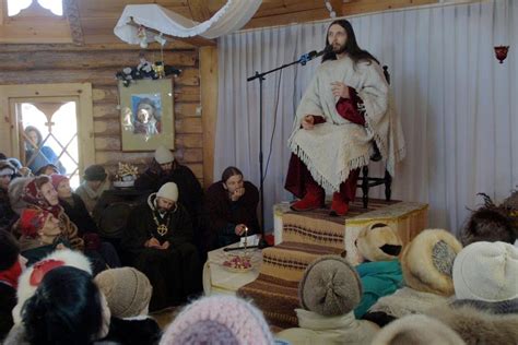 The Authorities In Russia Show Religious Sect Leader They Are In Charge