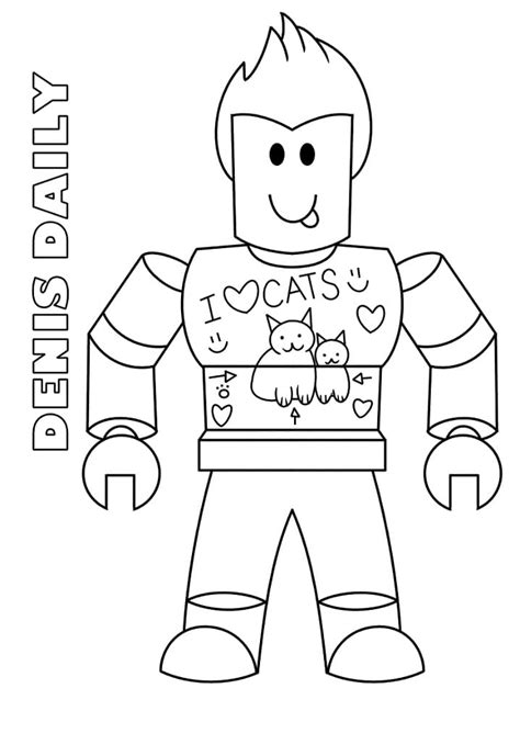 Roblox Noob Fight Render Coloring Page Free Printable